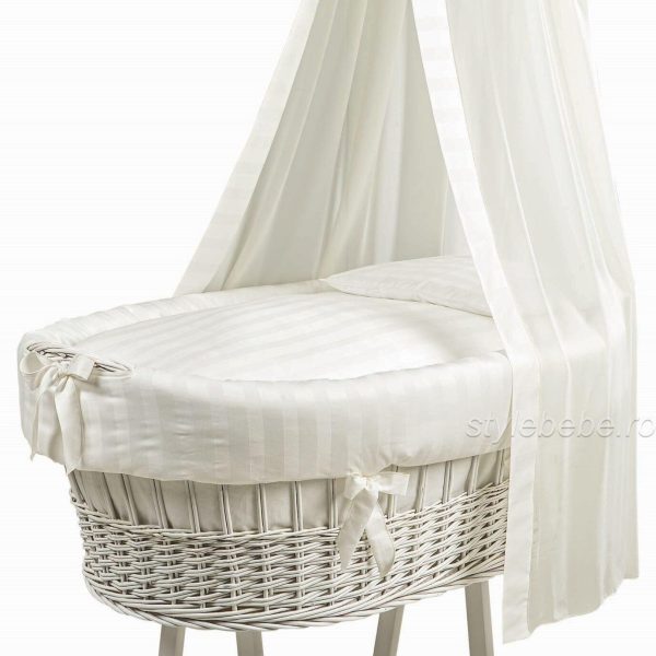 Patut oval Miss ivory complet - textile