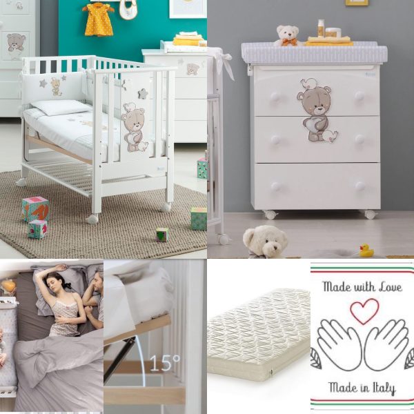 Set Patut si Comoda bebe Love 2piese Azzurra Design