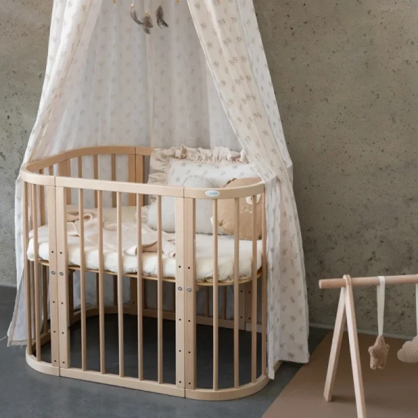 Patut Bebe Cosleeping natur 5 in 1 cu saltele incluse
